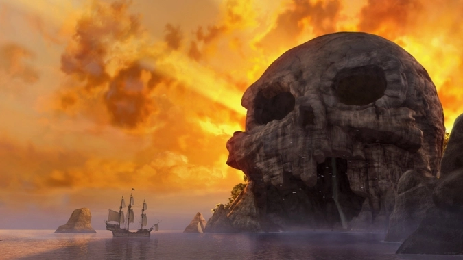 Кадр из мультфильма «Феи: Загадка Пиратского острова»