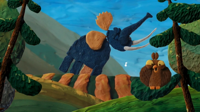 Кадр из мультфильма «Синяя собака»