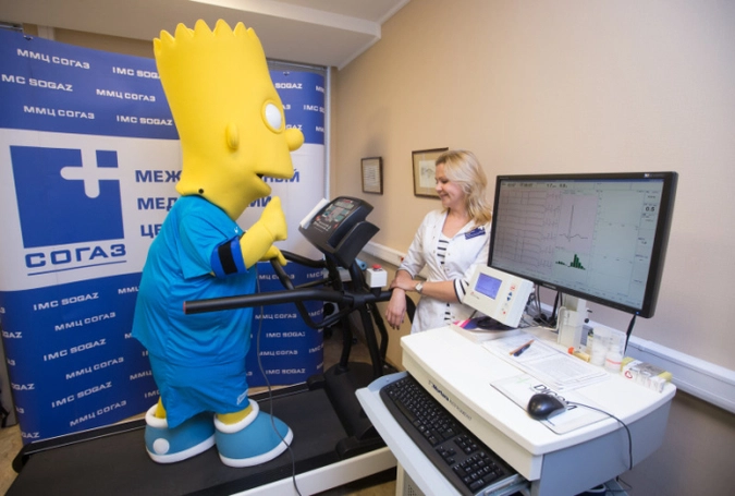 Барт во время первичного осмотра в Международном медицинском центре «СОГАЗ»