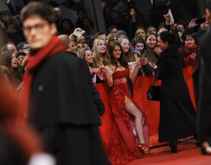 Актриса Руби О. Фи на красной дорожке закрытия 65-го Берлинского кинофестиваля
