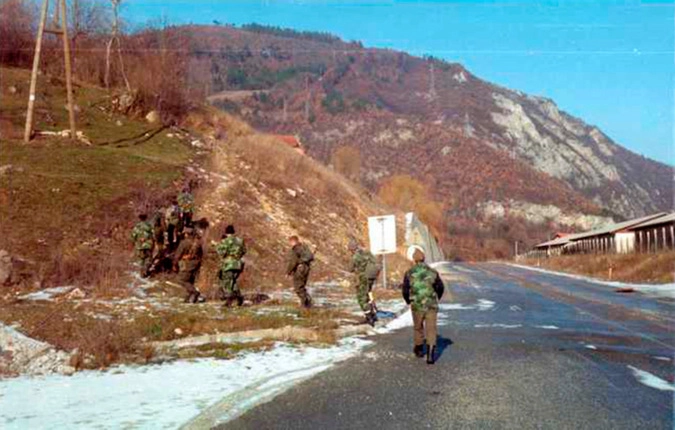 Второй Русский добровольческий отряд ("Царские волки") в Боснии.