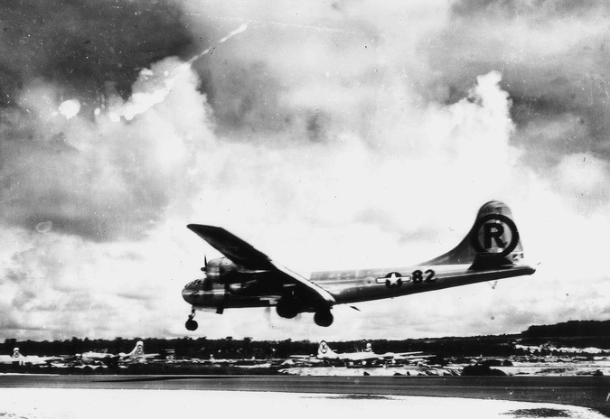 Стратегический бомбардировщик Boeing B-29 «Суперфортресс».