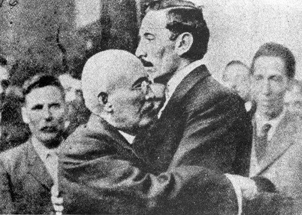 Паскуаль Ороско (справа) и Викториано Уэрта