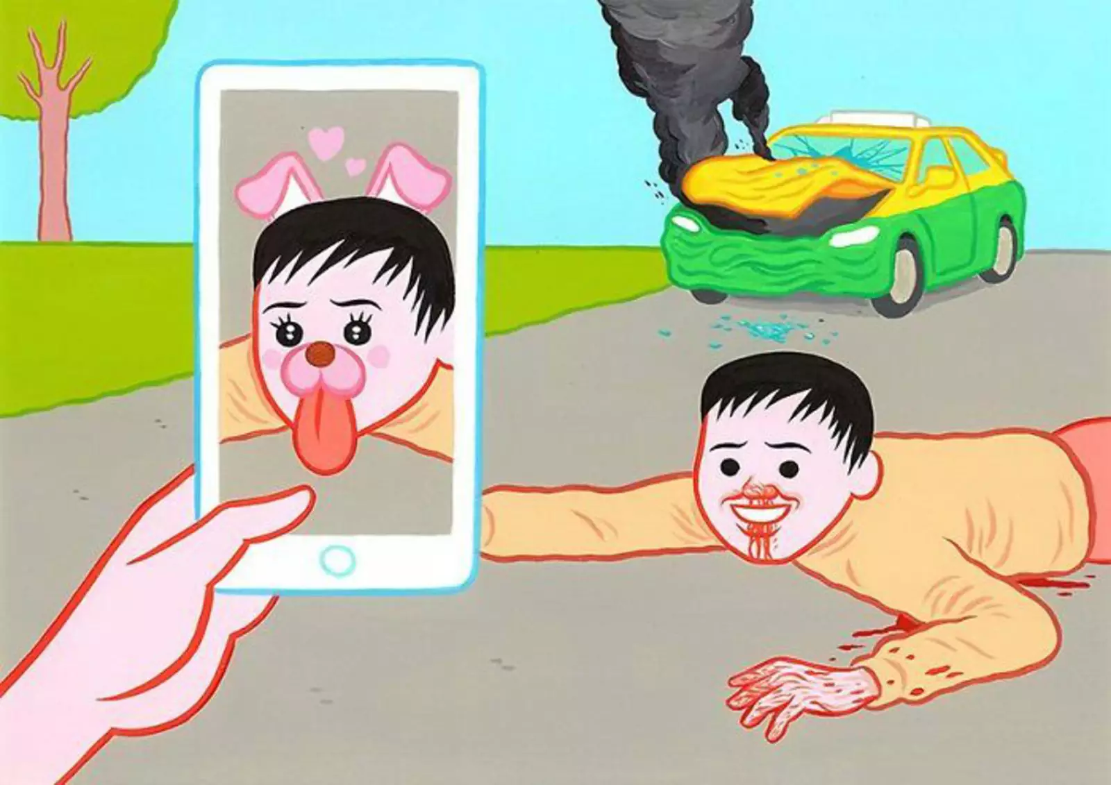 Маска все исправит. Маска все исправит.