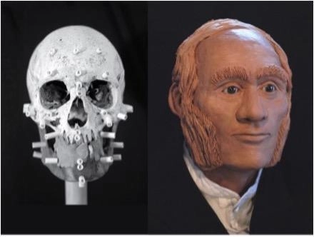 Реконструкция лица Джона Грегори.