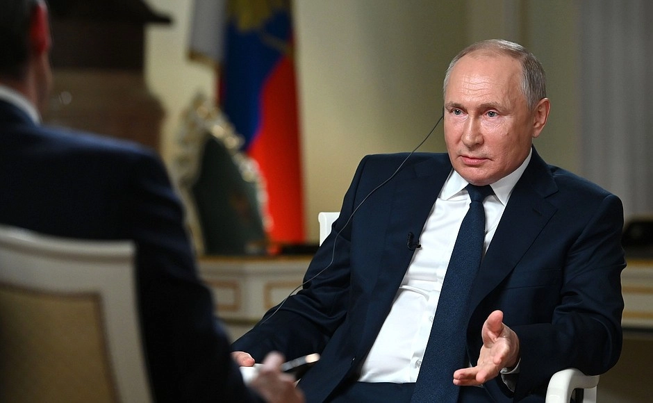 Интервью президента РФ Владимира Путина © kremlin.ru