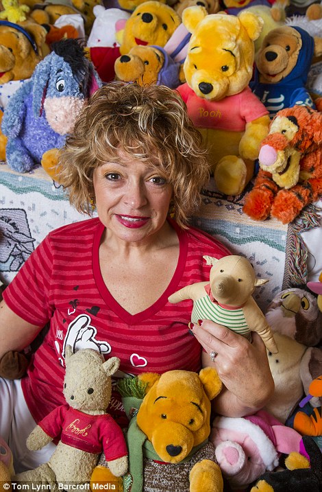 Guinness World Book of Records holder Deb Hoffmann's obsession with Winnie the Pooh began when she was given her first Pooh bear at the age of two 