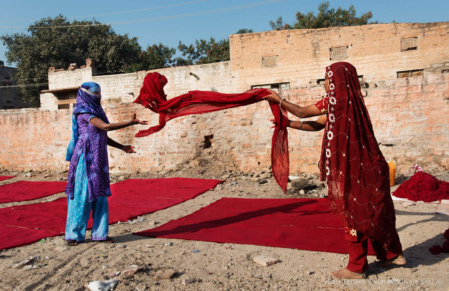 Drying of fabrics, Jodhpur