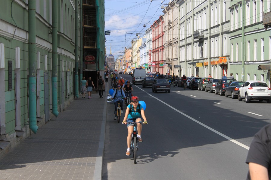 Велостояние в Петербурге. Фото: © Павел 'PaaLadin' Семёнов
