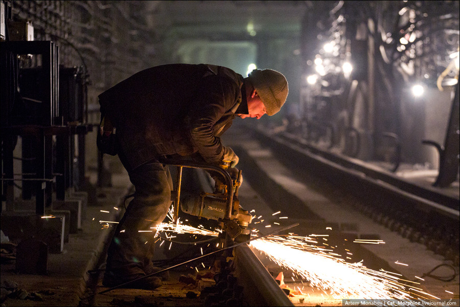 Строящаяся станция метро «Алма-Атинская» © фотограф Монахов Артём