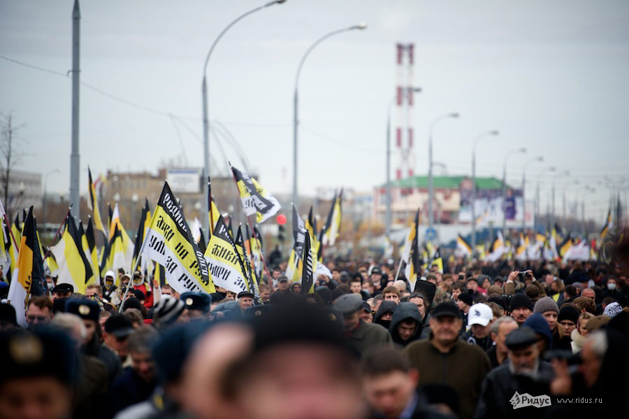 «Русский марш» в Люблино. © Антон Белицкий/Ridus.ru