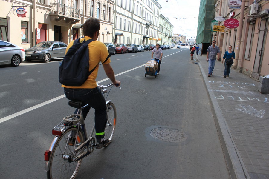 Велостояние в Петербурге. Фото: © Павел 'PaaLadin' Семёнов
