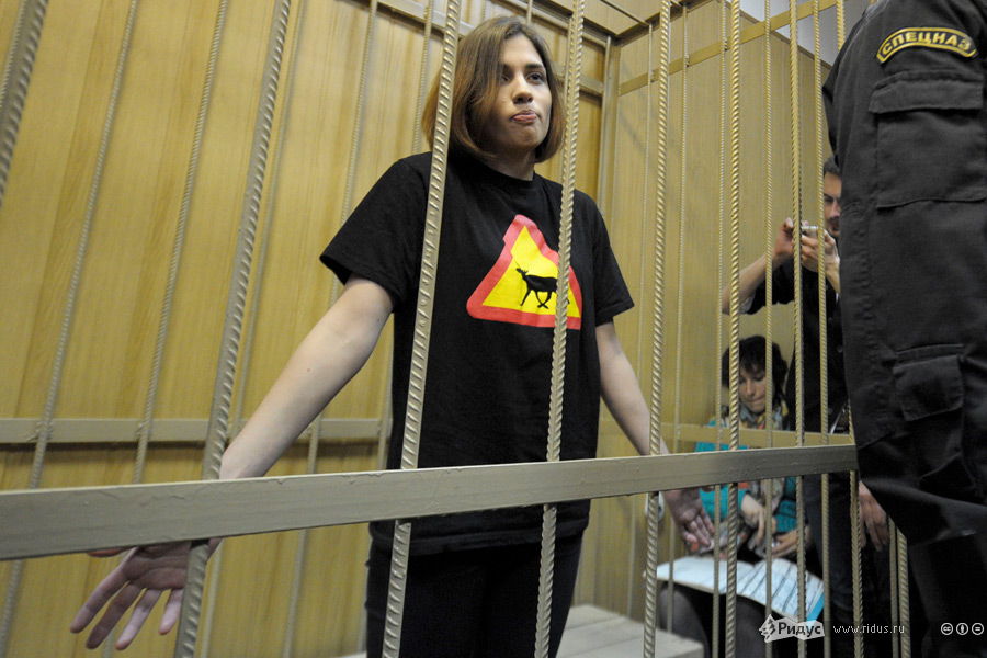 Надежда Толоконникова в зале суда. © Антон Тушин/Ridus.ru