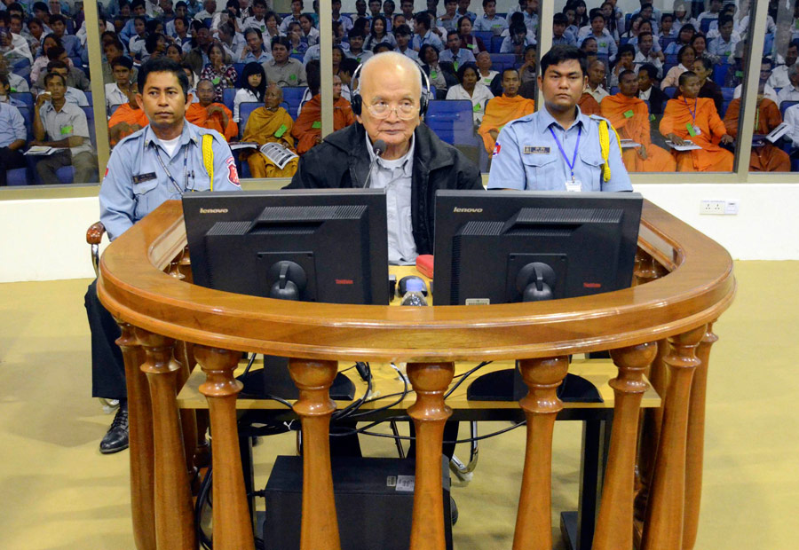 Нуон Чи, один из лидеров камбоджийского режима красных кхмеров, руководивший Камбоджей в 70-е годы. © Handout/ECCC/Nhet Sokheng/Reuters