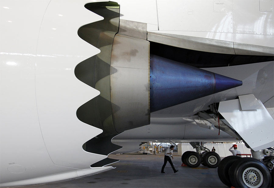 Двигатель Boeing 787 Dreamliner. © Toru Hanai/Reuters