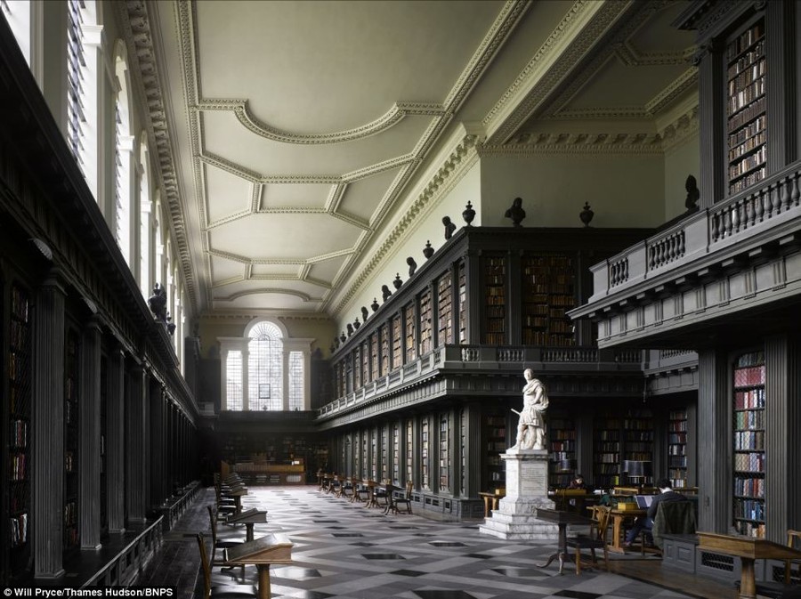 Shhhh: The Codrington Library was built to house the thousands of books at All Souls College in Oxford long before Kindles and iPads existed