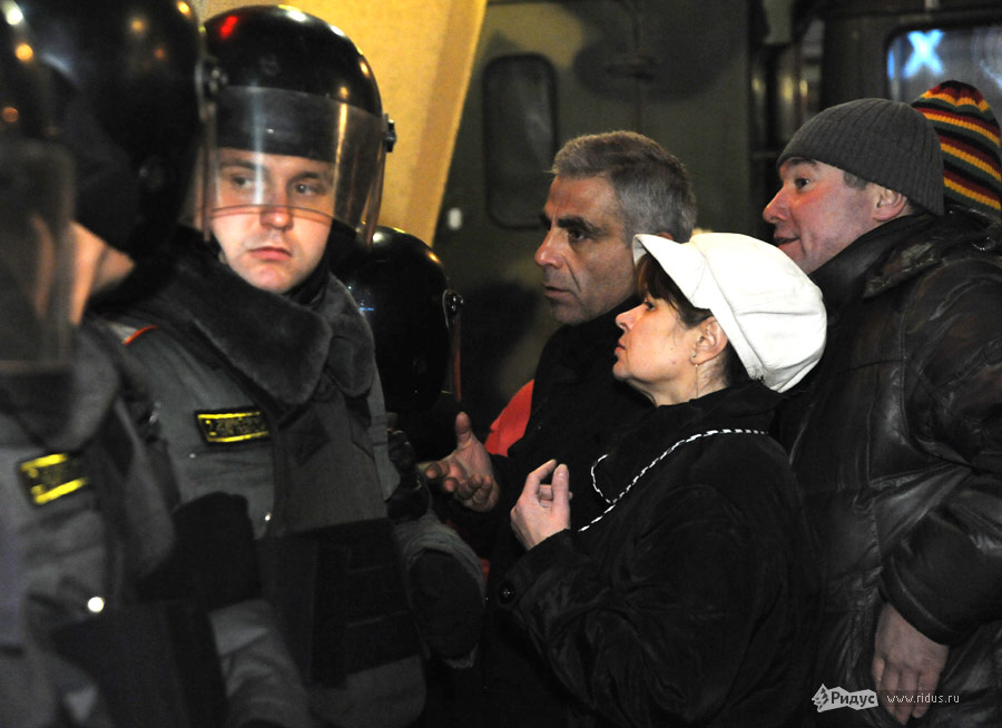 Акция оппозиции на Триумфальной площади в Москве. © Василий Максимов/Ridus.ru