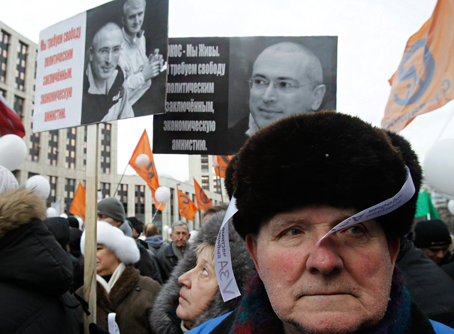 Митинг «За честные выборы» на проспекте Сахарова в Москве 24 декабря 2011 года. © Denis Sinyakov/Reuters