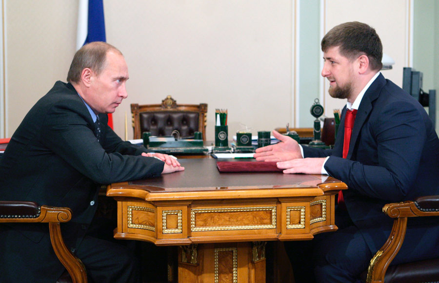 Встреча Владимира Путина и Рамзана Кадырова. Архивное фото. © Алексей Дружинин/РИА Новости