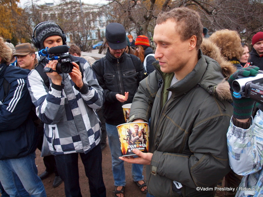 Арт-пикет против легенды об эволюции. Москва. © Vadim Preslitsky