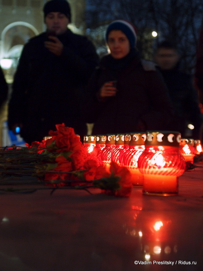 Акция памяти жертв голодомора в СССР. Москва. © Vadim Preslitsky