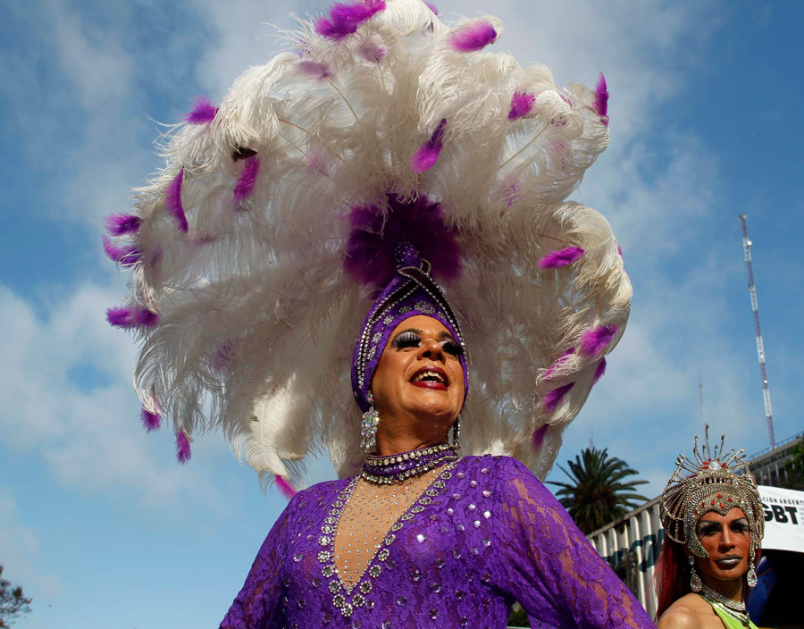 Юбилейный XX гей-парад в Буэнос-Айресе. © Enrique Marcarian/Reuters