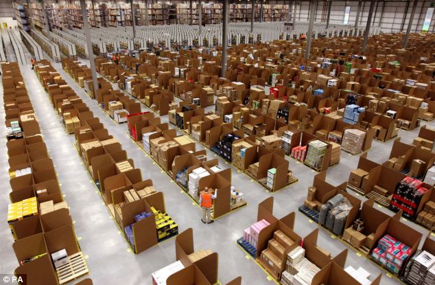 Склад Amazon в США. 