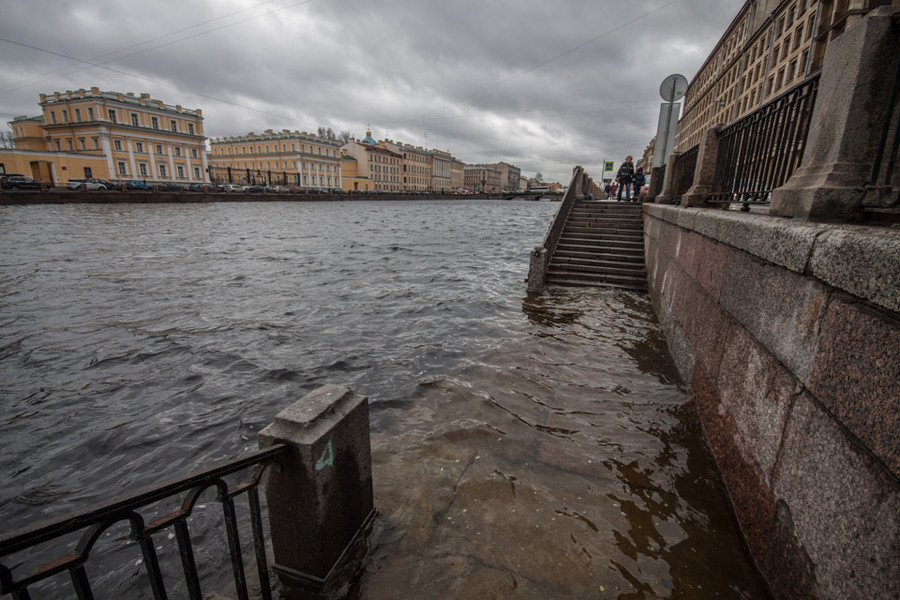 Наводнение в Санкт-Петербурге. © Павел Семенов/Ridus.ru