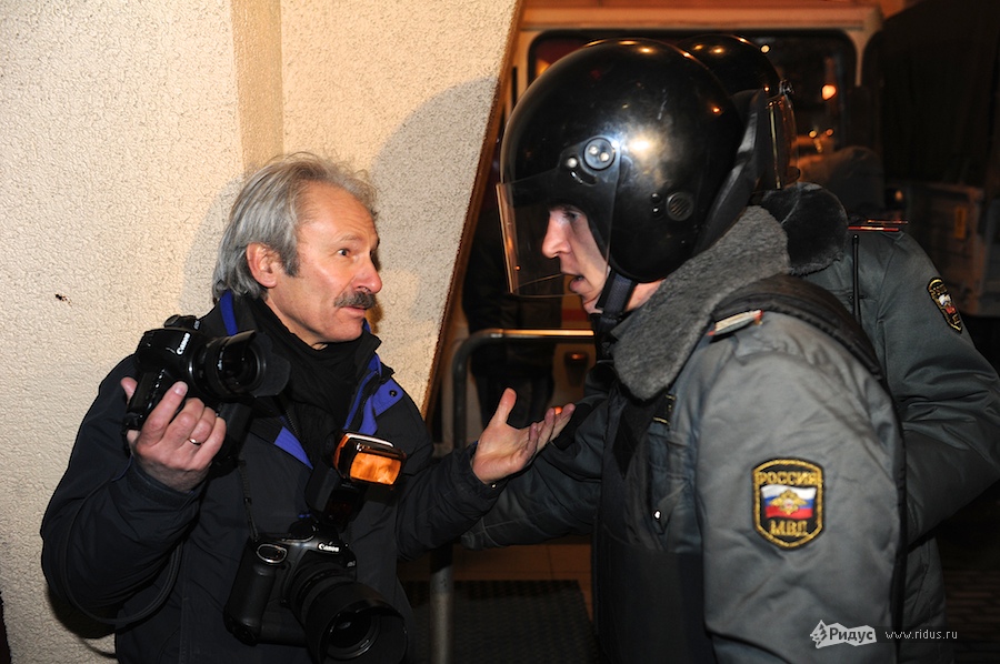 Акция протеста на Триумфальной площади в Москве 7 декабря 2011 года. © Антон Белицкий/Ridus.ru
