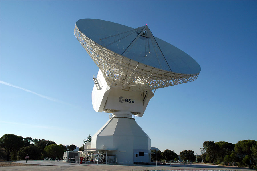 Антенна Европейского космического агентства на станции в Перте. © ESA