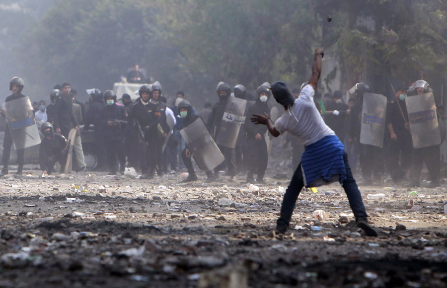 Столкновения между демонстрантами и полицией в Египте. © Amr Abdallah Dalsh/Reuters
