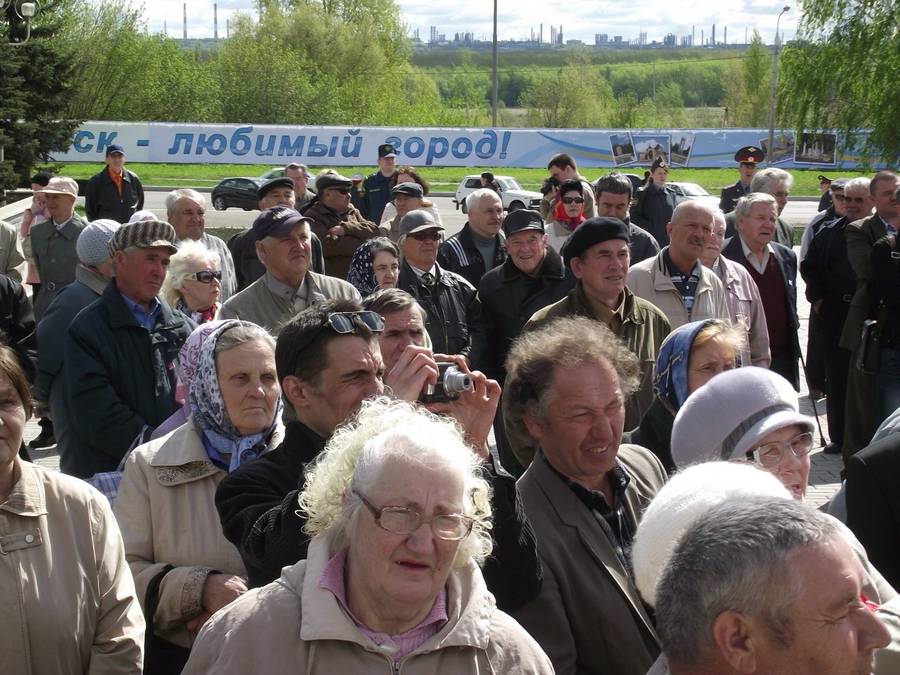 Первомайский митинг и демонстрация в Нижнекамске