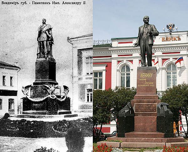 Соборная площадь: до 1917 года и день сегодняшний