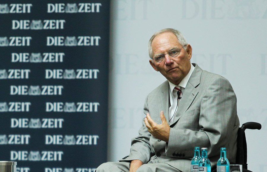 Вольфганг Шойбле, министр финансов Германии. (с) REUTERS / ALEX DOMANSKI