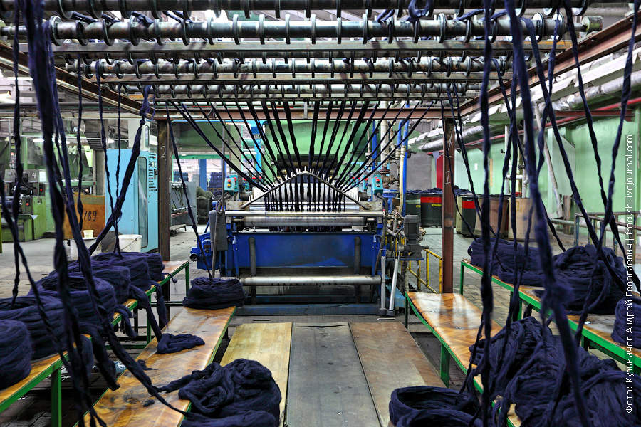 ровничная машина на шерстяном производстве