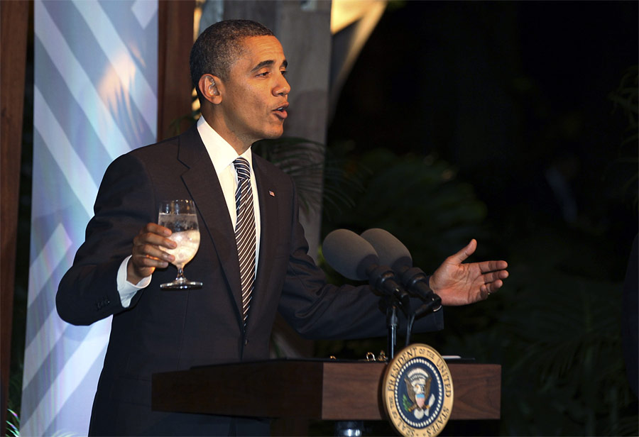 Барак Обама на саммите АТЭС. © Larry Downing/Reuters