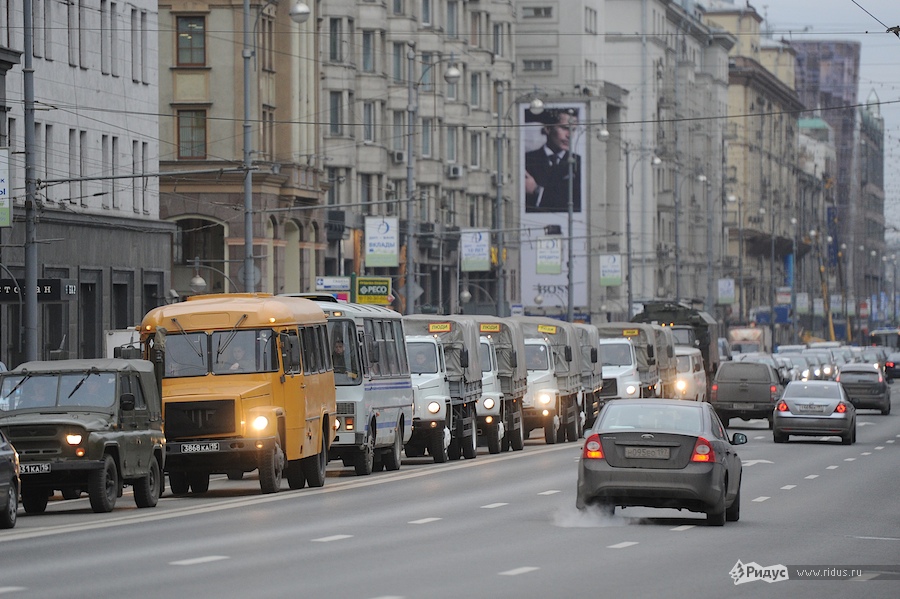 Усиление мер безопасности в Москве из-за проходящих акций протеста. © Антон Белицкий/Ridus.ru