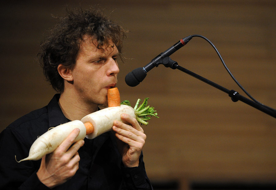 Концерт Венского овощного оркестра в ММДМ. © Александра Мудрац/ИТАР-ТАСС