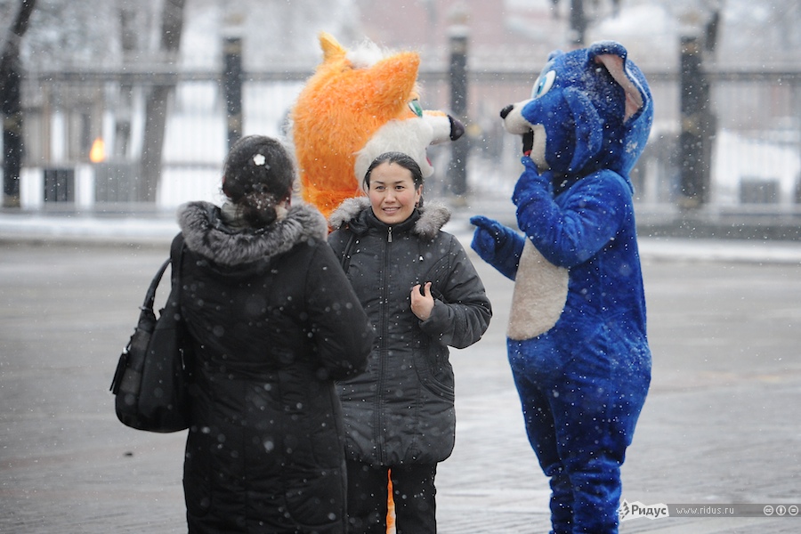 Центр Москвы утром 1 января. © Антон Белицкий/Ridus.ru