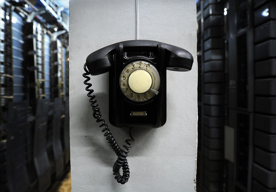 На аналоговой АТС Петровского телефонного узла МГТС. © Валерий Шарифулин/ИТАР-ТАСС