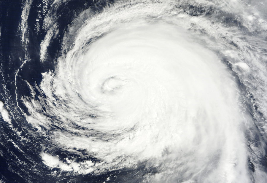 Ураган «Катя». © NASA Earth Observatory