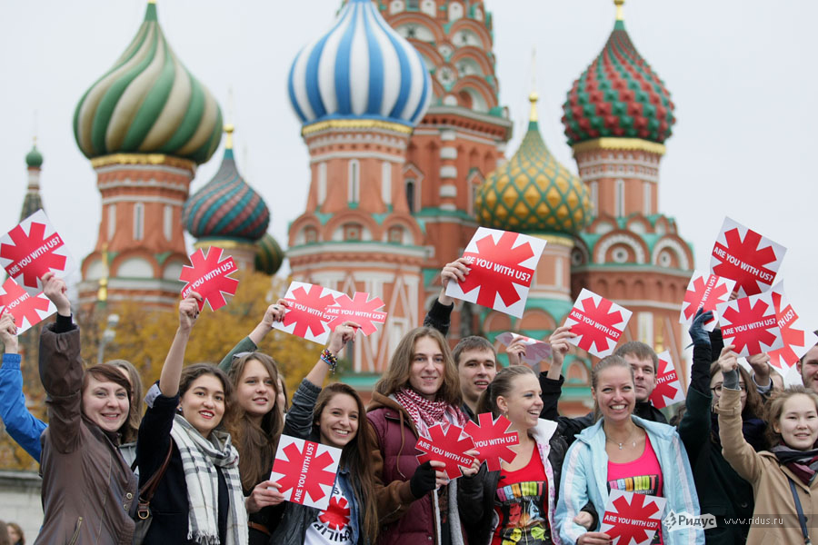 Фанаты RHCP на Красной площади. © Антон Тушин/Ridus.ru