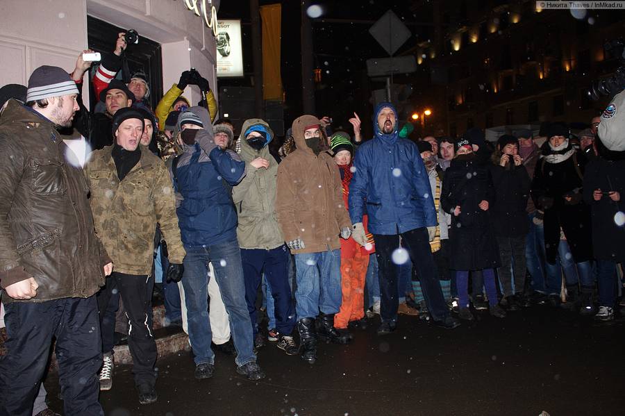 После митинга на Пушкинской площади.
