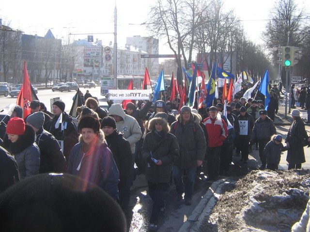 Митинг «Прощание с политической зимой» в Уфе 26 февраля © Михаил Мирошниченко