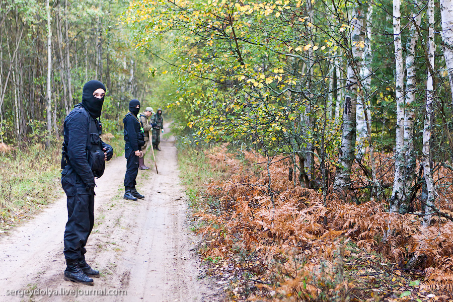 Поиски потерявшейся в лесу женщины силами отряда Лиза Алерт. © Сергей Доля