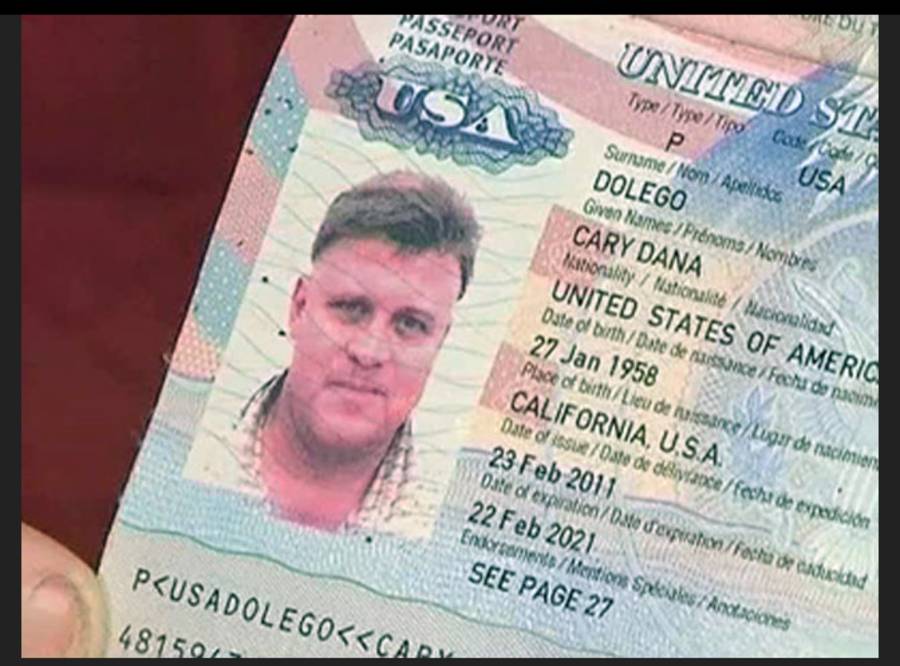 Паспорт Кэри Долего. Скриншот с сайта vesti.ru
