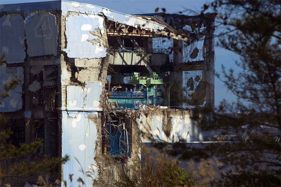 Разрушенный энергоблок АЭС Фукусима. © David Guttenfelder/Reuters