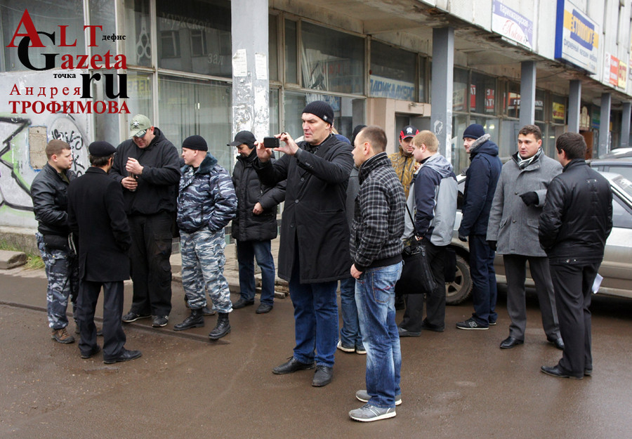 Народная милцийия Сергиева Посада с товарищами из Москвы 17 ноября на очередном рейде