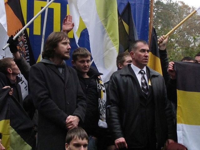 Русский марш. 4 ноября 2011 г. Краснодар. Чистяковская Роща.