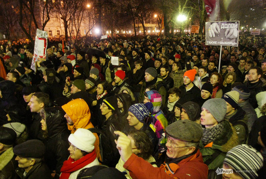 Митинг «Солидарности» 5 декабря 2011 года в Москве. © Антон Тушин/Ridus.ru